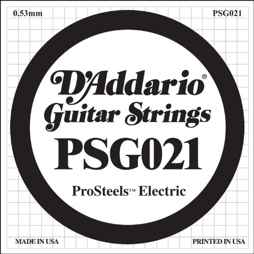 D'Addario PSG021 GLM^[ ProSteels Round Wound 021 o1{ (__I)