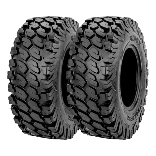 RUNIX ATV UTV Radial Tires RUNIX TerraVance 26X9R12 26X9-12 Set of 2 Radial Tire All Terrain AT26X9R12 6PR Tubeless