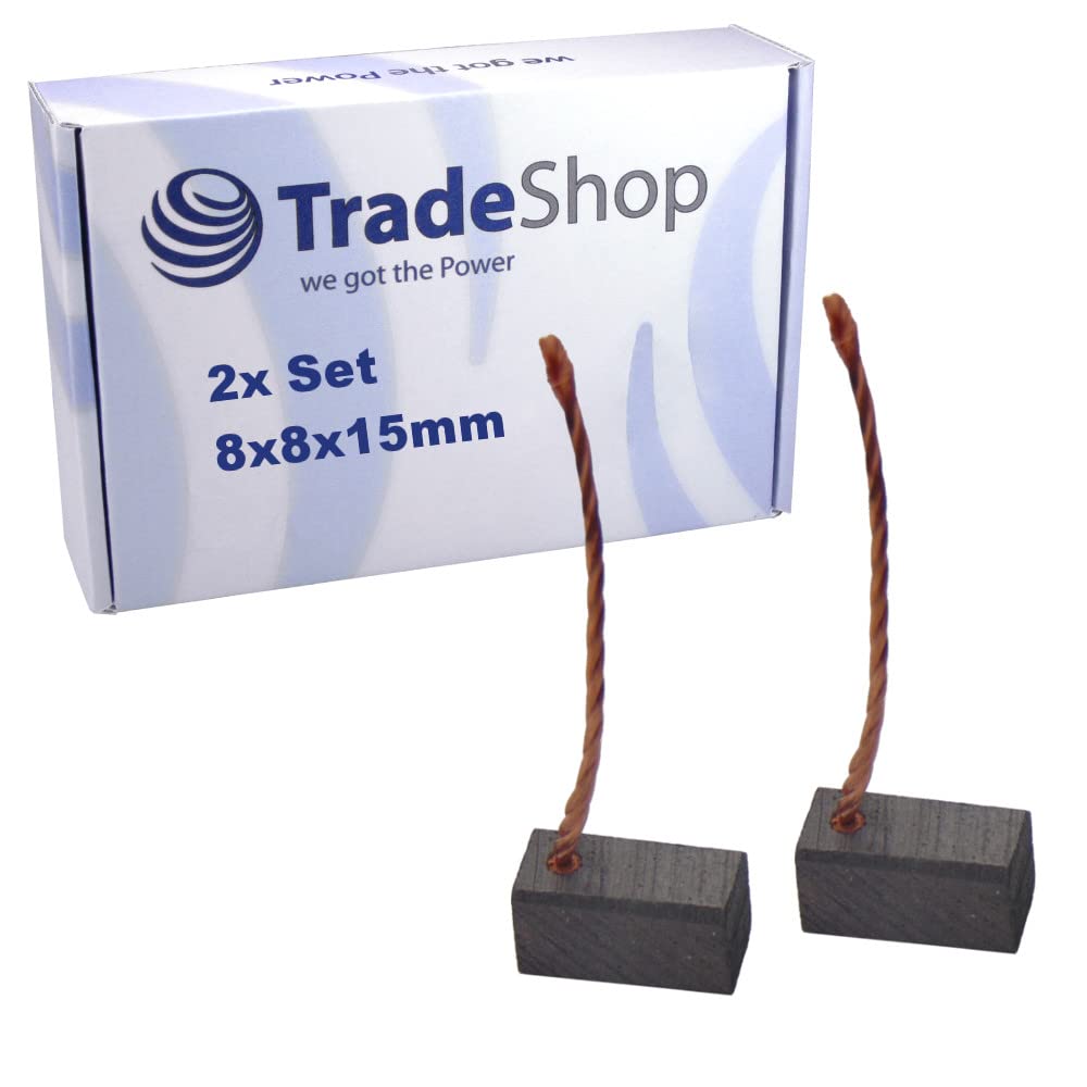 2 Spazzole Di Carbone Motore 6,5 X 8 X 13,5 Mm Per Smerigliatrice - Foto 9