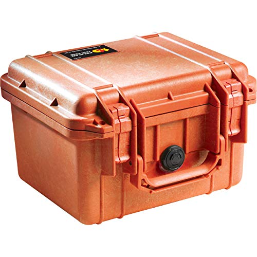 Pelican 1300 Case No Foam (Orange)