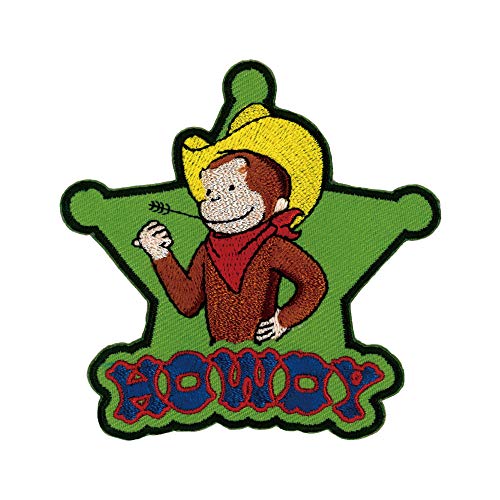 ミノダ おさるのジョージ ワッペン カウボーイ 大 U01Y9725