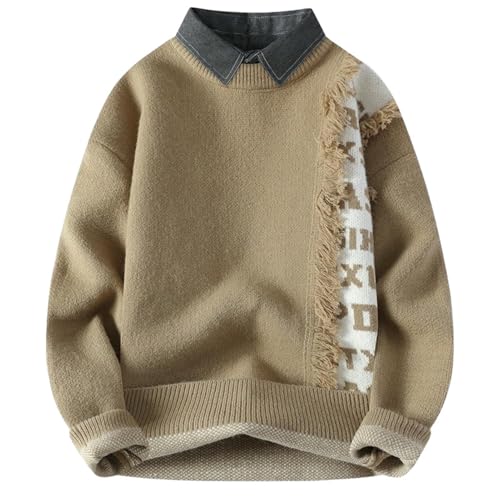 Pull chaud tricoté d'une élégance intemporelle pour homme exigeant