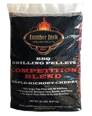 Lumber Jack Competition Blend Maple-Hickory-Cherry BBQ Grilling Pellets – 20 lbs.