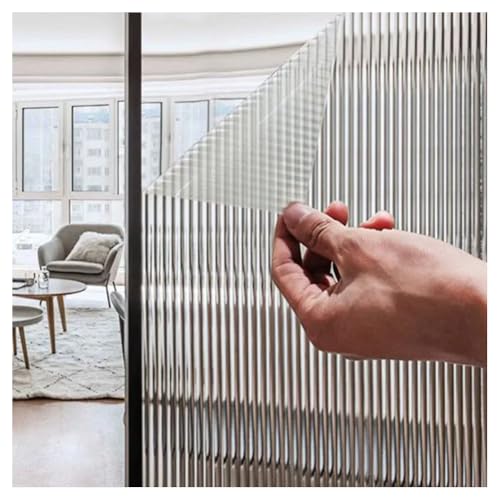 Vinilo decorativo para ventana 3D 55x200 cm blanco miniatura 1