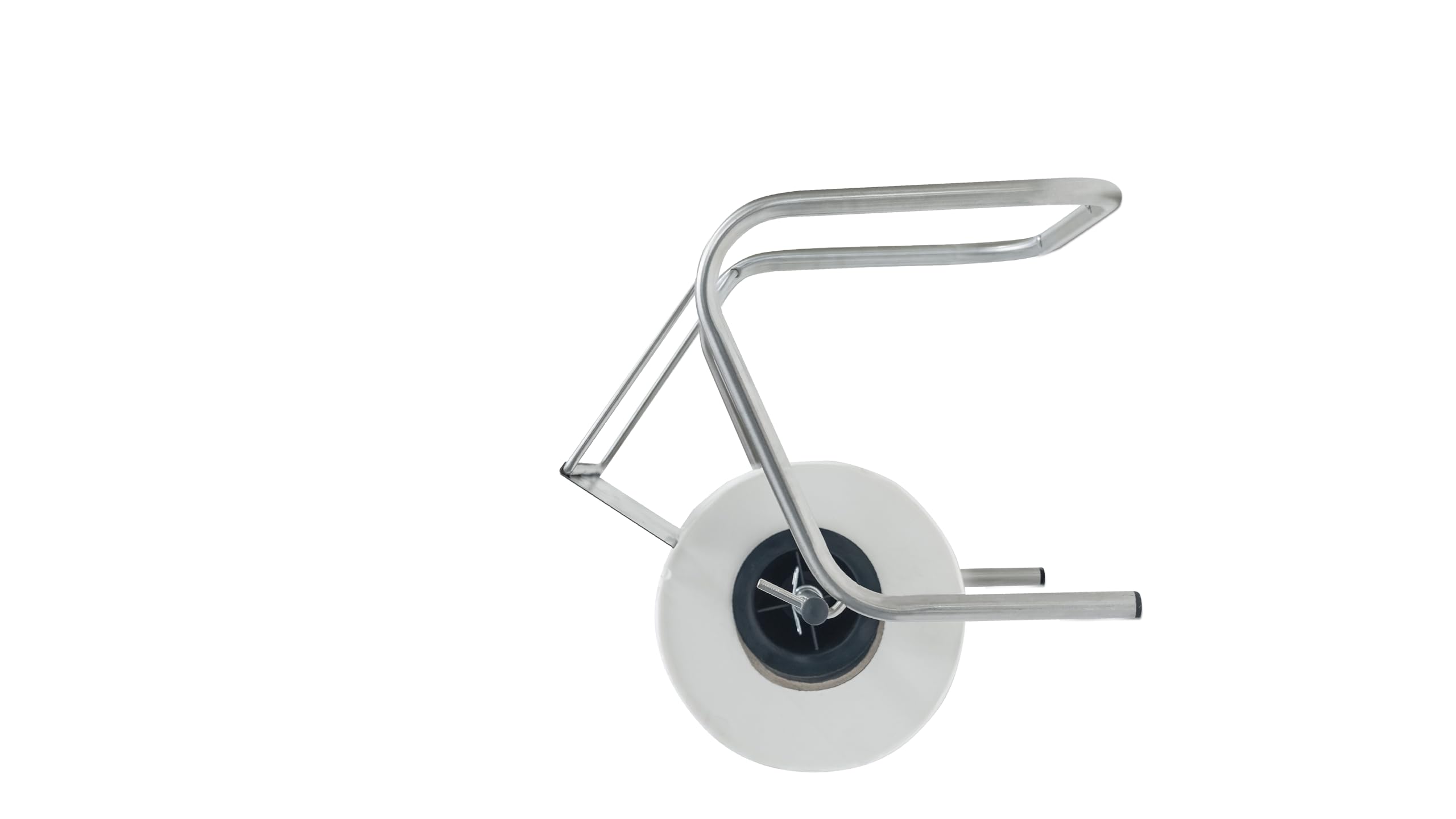 HENDI Dispenser da parete per carta asciugamani, portarotolo con barra dentata e kit di montaggio, per bobine fino a 29,7cm di larghezza, 395x290x(H)260mm, acciaio inox