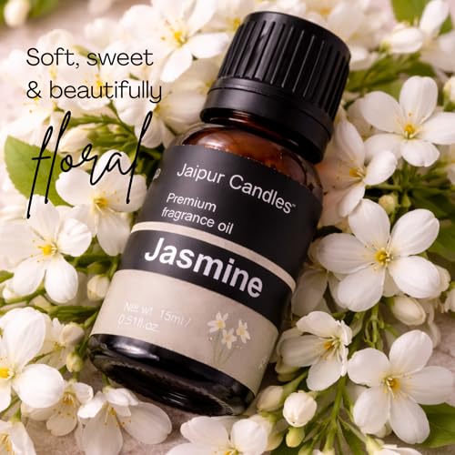 Image of Fragrance Oil | 15 ml | Aroma Oil for Home Fragrance | Best for Aromatherapy | Use in Diffusers, Candles, Air Fresheners (15ML, Jasmine)
