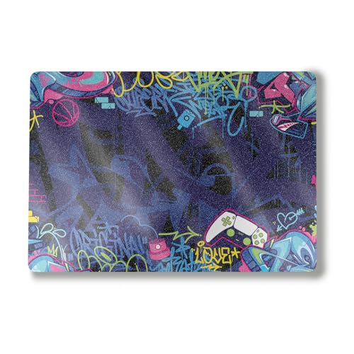 Image of Glossy Glitter Laptop Skin Compatible with Alienware M18 R2 (2024) - Gamer Tag - Premium 3M Vinyl Protective Wrap Decal Cover - Easy to Apply | Crafted in The USA by MightySkins