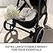 Evenflo Shyft Intuiti+ Travel System Featuring Revolve180 LiteMax™ NXT Rotating Rear-Facing Lightweight Preemie and Infant Car Seat with SensorySoothe 3-30 lbs. (Dubhan Black)