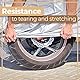 Retoo Auto Abdeckplane Winter Wetterfeste, Leichte Ganzgarage Autoabdeckung Wasserdicht, Autoplane Winddicht Vollgarage Hagelschutz Staubdicht für 450cm-475cm Auto, Schneeschutz Auto-Abdeckung