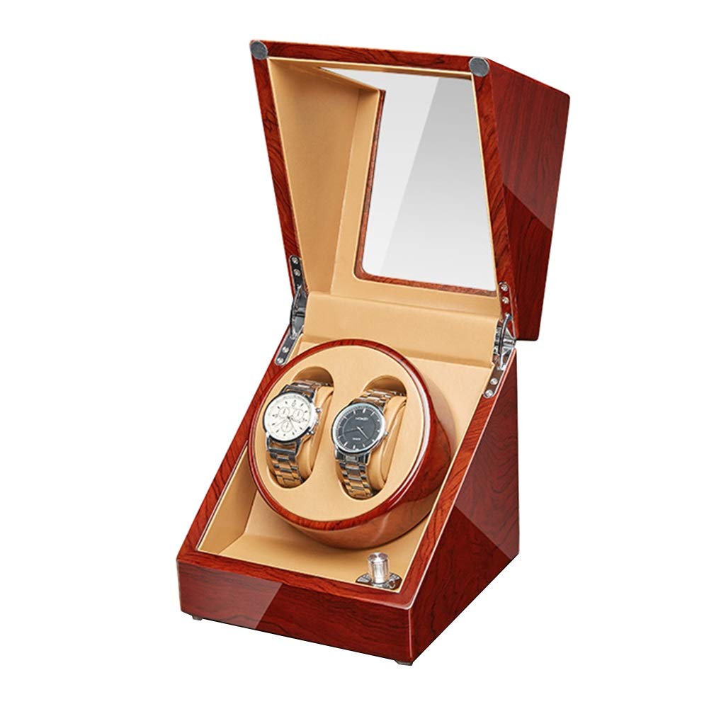 Caja de Madera para Relojes Automáticos con Acabado Piano Elegante