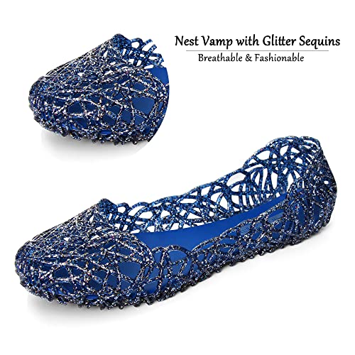 Image of Dear Time Women Flat Heel Summer Beach Jelly Shoes