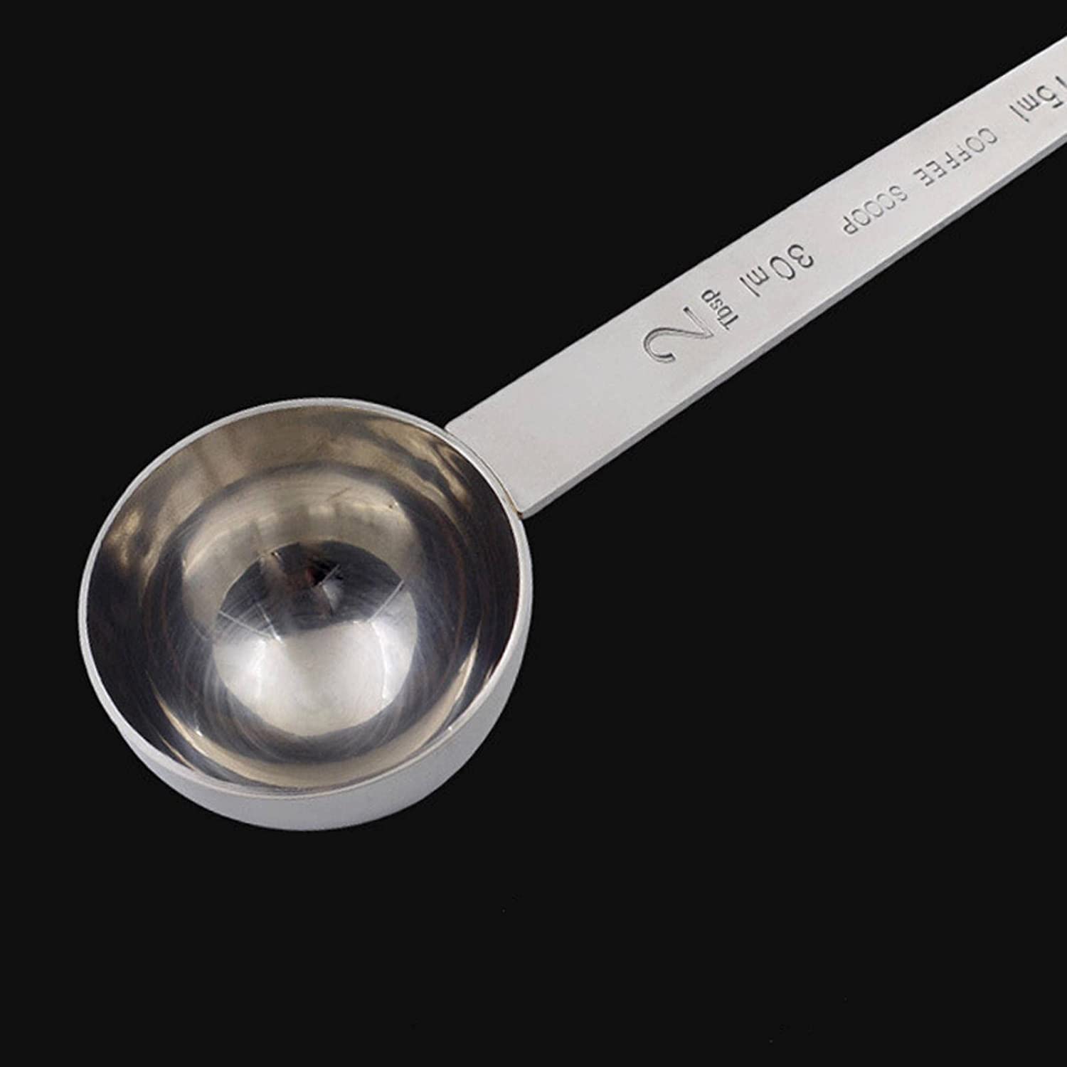 Löffel Restaurants 1 stück edelstahl kaffee löffel tee messlöffel doppelt ende zucker erscheinungsspoon küche kaffeezubehör Esslöffel Hause