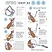 2 Hounds Design Freedom No Pull Dog Harness, Adjustable Harness, Easy Walking & Comfortable Control, Fits Small, Medium & Large Dogs, Solid Colors, Made in USA, 1