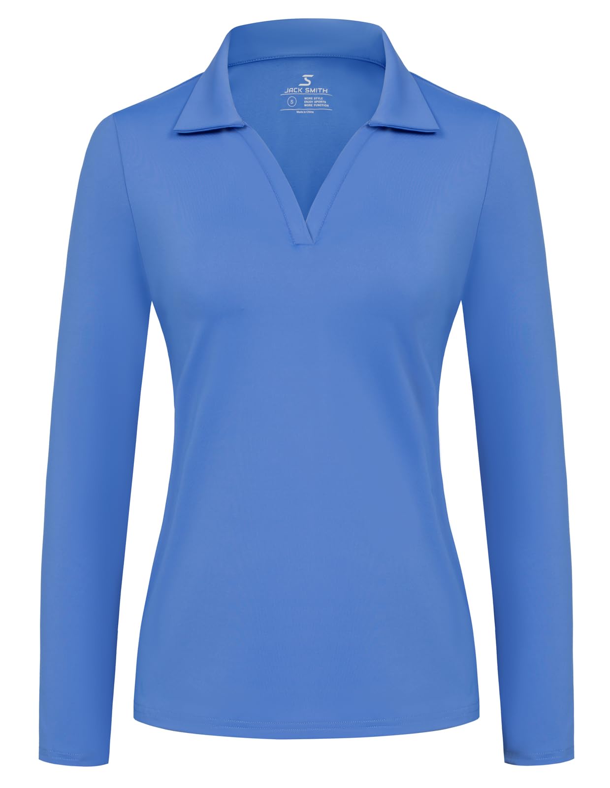 Jack Smith Bluse Kurzarm Baumwolle Reitshirt für Golf Reiten Tennis Fitness Trainning Laufen Königsblau 2XL