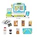 FS Pretend Play Calculator Cash Register Toy as Preschool Gift for Kids, Classic Count Toy with Sound, Microphone, Scanner, Pretend Credit Card, Play Food for Boys & Girls,45 Pieces, Ages 3 4 5 6 7