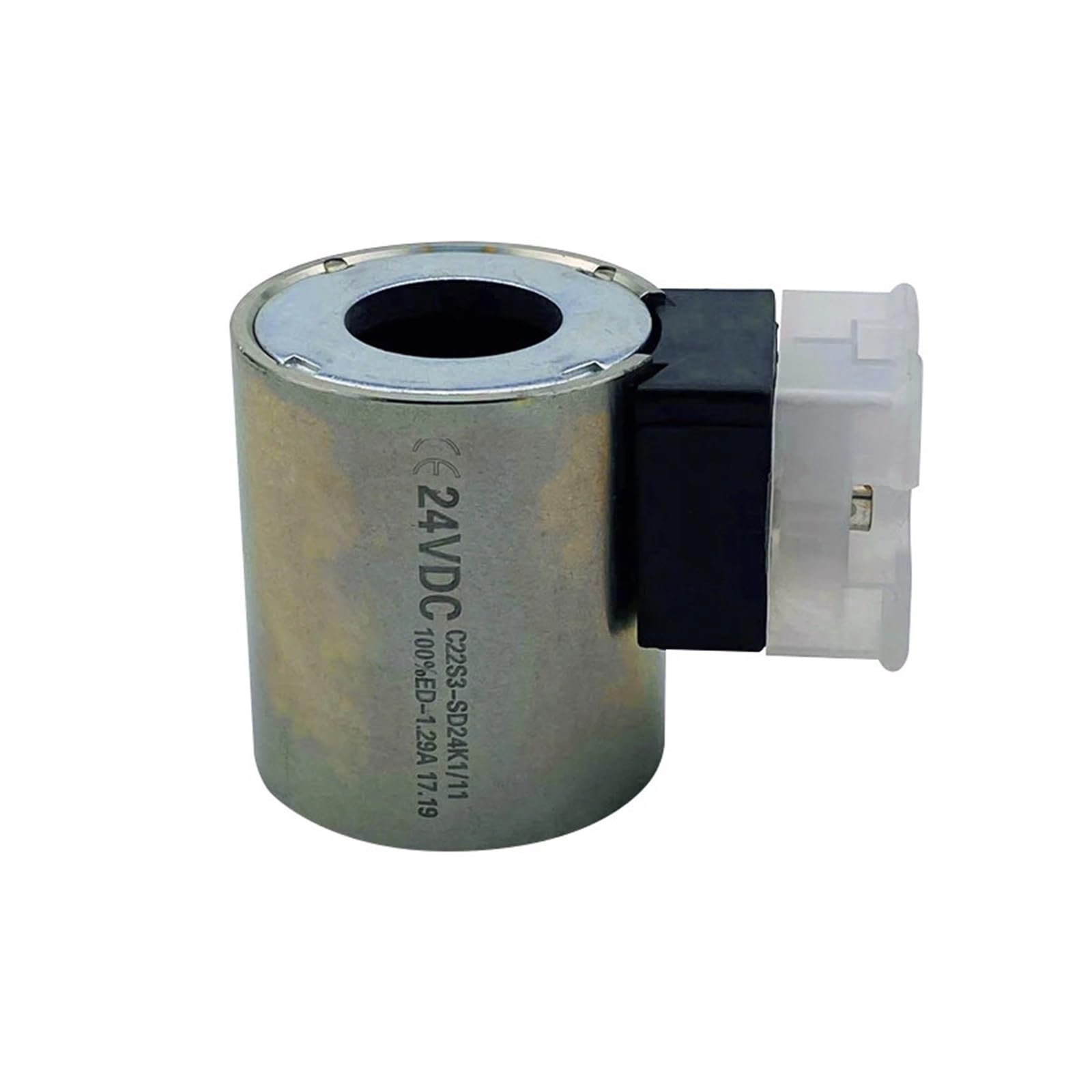 CXFCIHFT Solenoid Valve Coil Hydraulic Valve Coil Accessories C22S3-SD24K1/12 DC12V/24V Inner Diameter 22mm(24V)