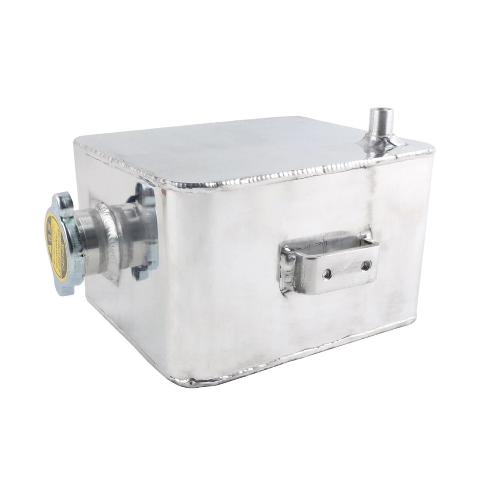 2,5 l aluminiowa butelka do zbiornika wyrównawczego, uniwersalna chłodnica samochodowa do wody chłodzącej chłodzenia silnika(SILVER)