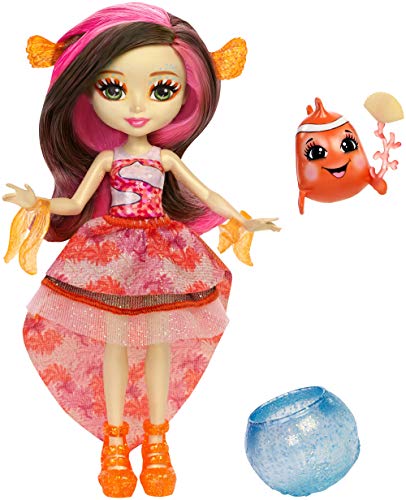 Preisvergleich Produktbild Enchantimals FKV56 Clownfischmädchen Clarita Clownfish mit Farbwechsel