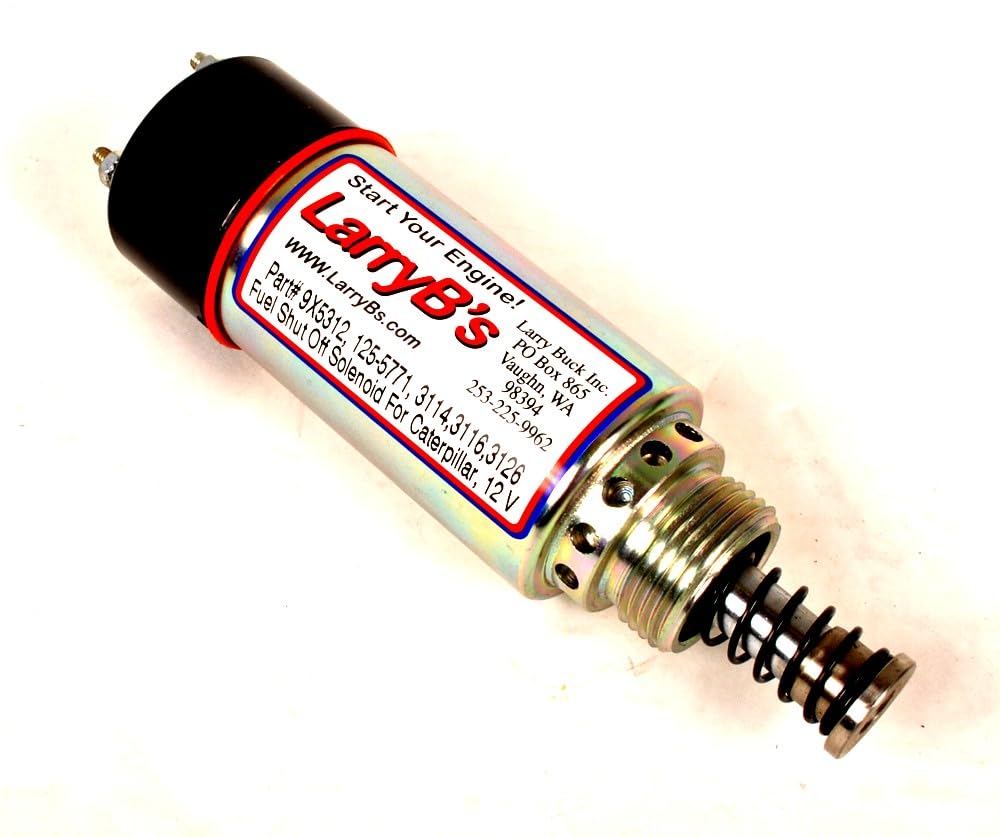 Amazon.com: 12V FUEL SHUTOFF SOLENOID FOR CATERPILLAR 3114 3116