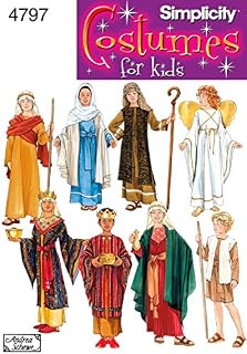 Simplicity Sewing Pattern 4797 A Boy and Girl Costumes