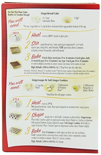 Image of Betty Crocker Gingerbread Cake & Cookie Mix - 14.5 oz - 2 pk