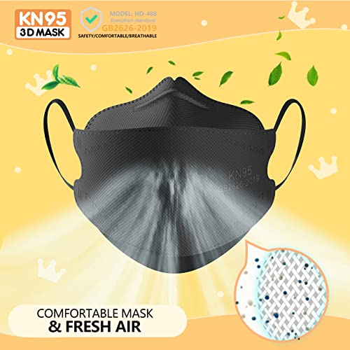 Kimars HD-388 Kids Kn95 Face Masks For Children 50 Pack, Breathable Comfortable And Disposable Kn95 Mask thumb #4