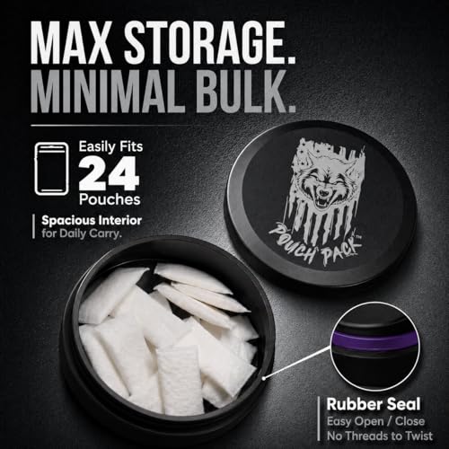 Image of Metal Can for ZYN, Slim Pouch Container and Holder