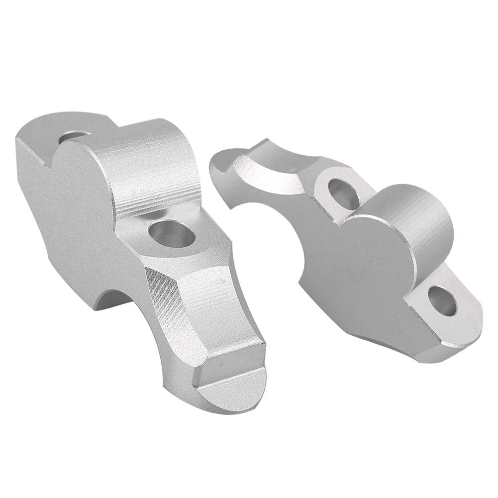 Qiilu Riser per manubrio per moto, morsetti per manubrio di sollevamento per montaggio su riser per moto CNC adatti per R NineT R9T 2014-2018