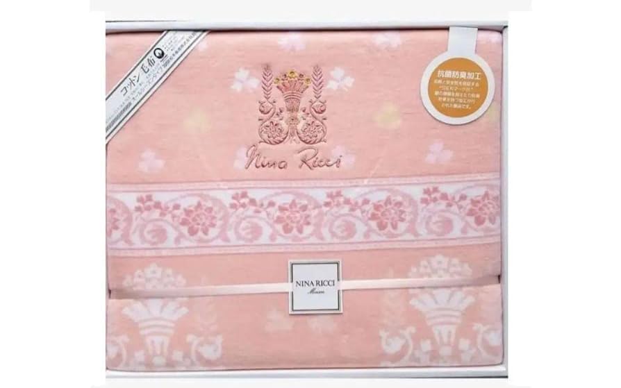 ニナリッチ　寝具　コットン毛布　新品 Amazon.co.jp: ニナリッチ コットン毛布 : ホーム＆キッチン