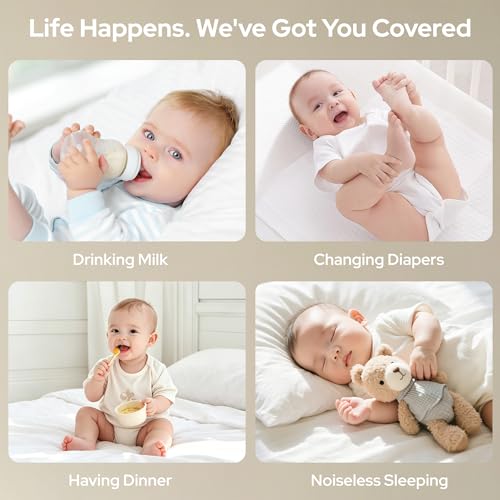 Image of BEDLORE Waterproof Crib Mattress Protector 2 Pack, Ultra Soft Bamboo Viscose Crib Mattress Pad Cover, Noiseless Toddler Mattress Protector for Standard Baby Bed Size 52''x28'', White