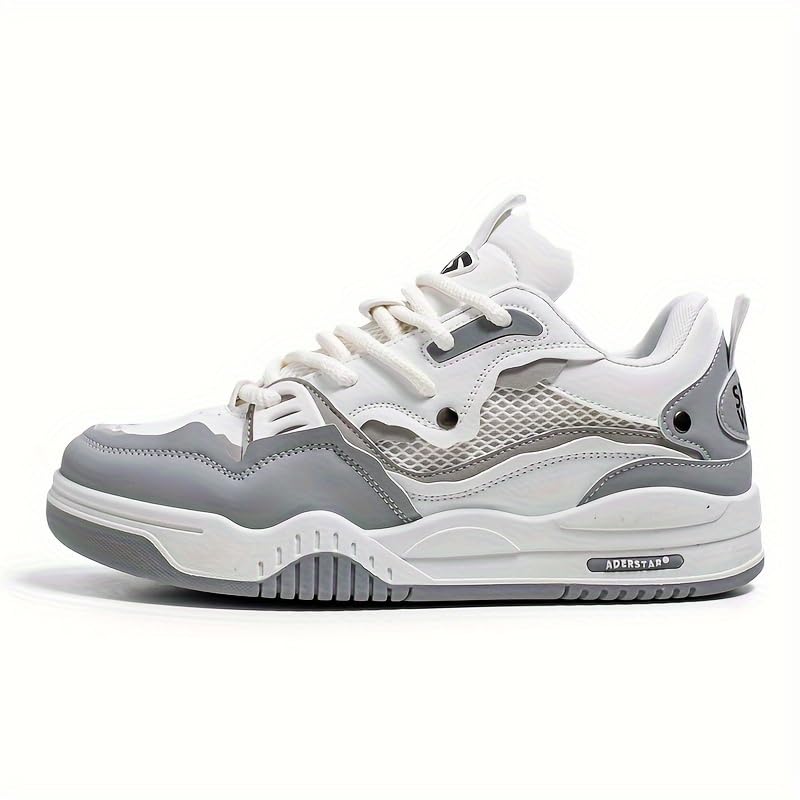 Comfy Street Skate Shoes - Non-Slip, Breathable, Lace-Up, Casual Sneakers with Soft Insoles for Men's Outdoor Activities, Hiking, and Daily Wear2