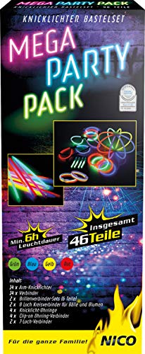 Nico Europe® Mega Party Pack Knicklichter, 2 Einheiten Partysortiment Cover