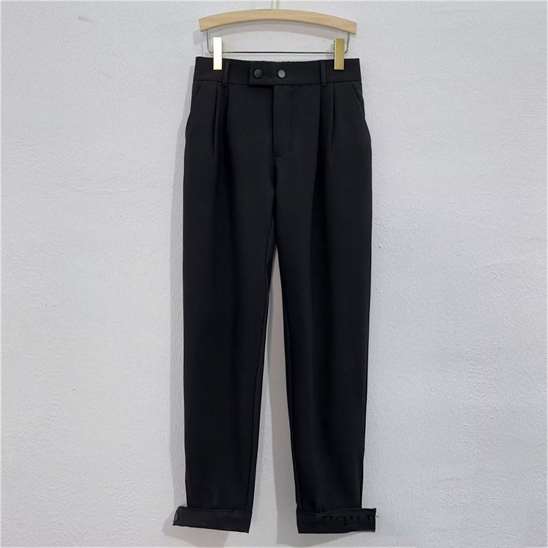 Vogrtcc Pantalones De Traje Casual para Hombre Pantalones Sueltos