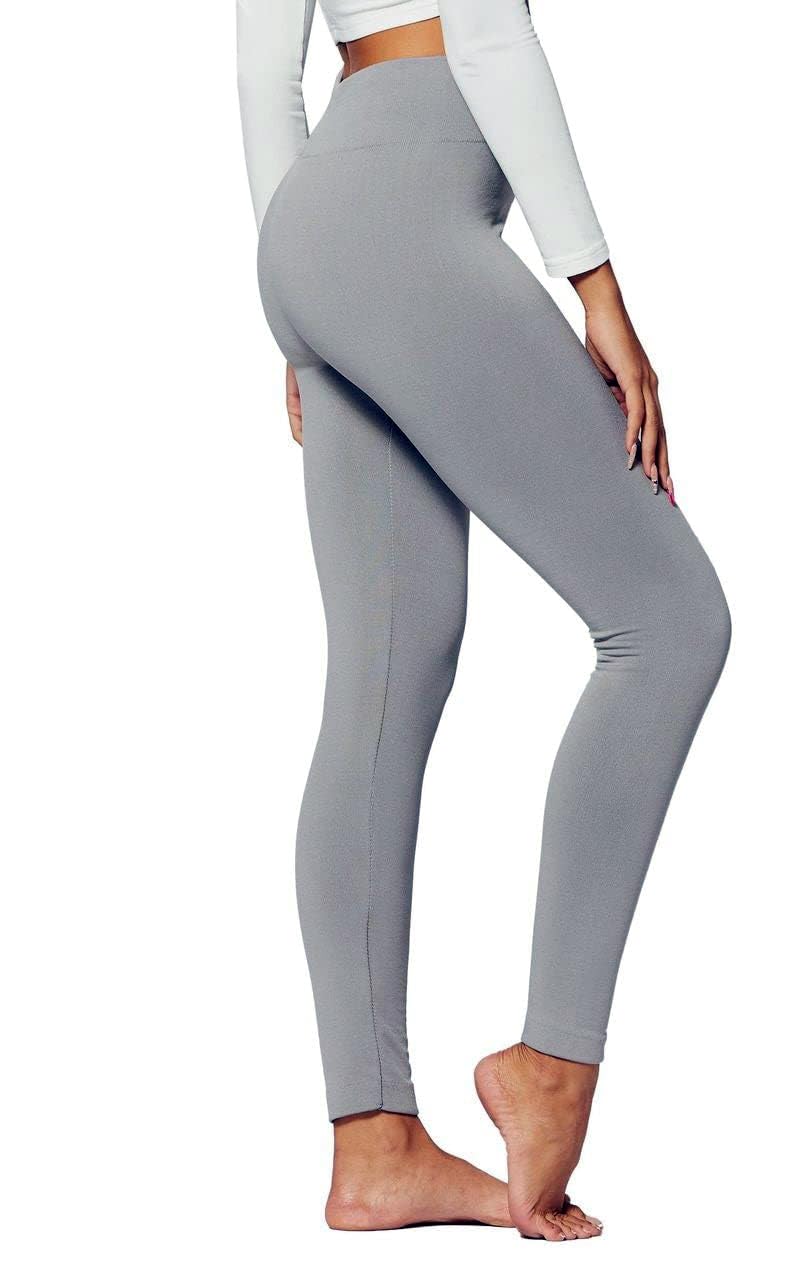 AJ SPORTS WEARLadies Fleece Leggings Lined High Waist Women's Thermal Soft  Slimming Winter Warm Legging Pants Thick Tights Yoga Pant Womens UK Size