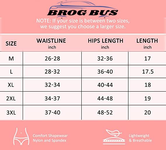 BROGBUS Women’s Waist Slimming Panties Tummy Tucker High Waist Shapewear (XXX-Large, Black) 2