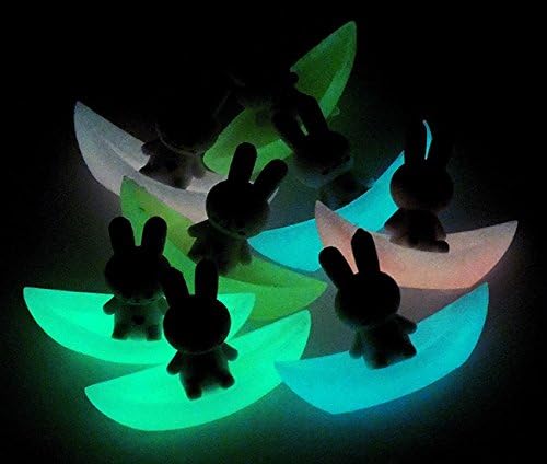 Miniatura 4 de Borradores de lápiz escolar que brillan en la oscuridad - RABBITS - Glowing Kids Eraser Set