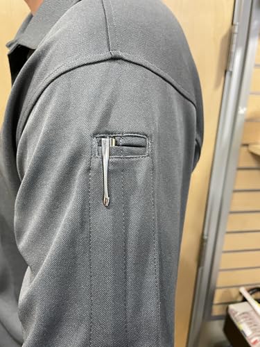 LAPG Men's Lightweight Short Sleeve Core Polo, Stretchy and Breathable, Anti-Wrinkle Polo Shirt for Men4