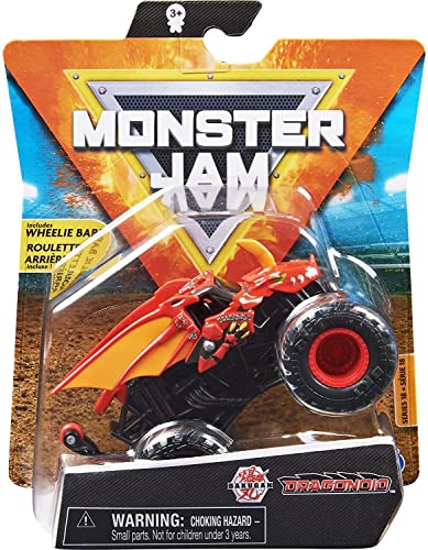 Monster Jam Camión Monstruo 1:64 con Barra Wheelie miniatura 1