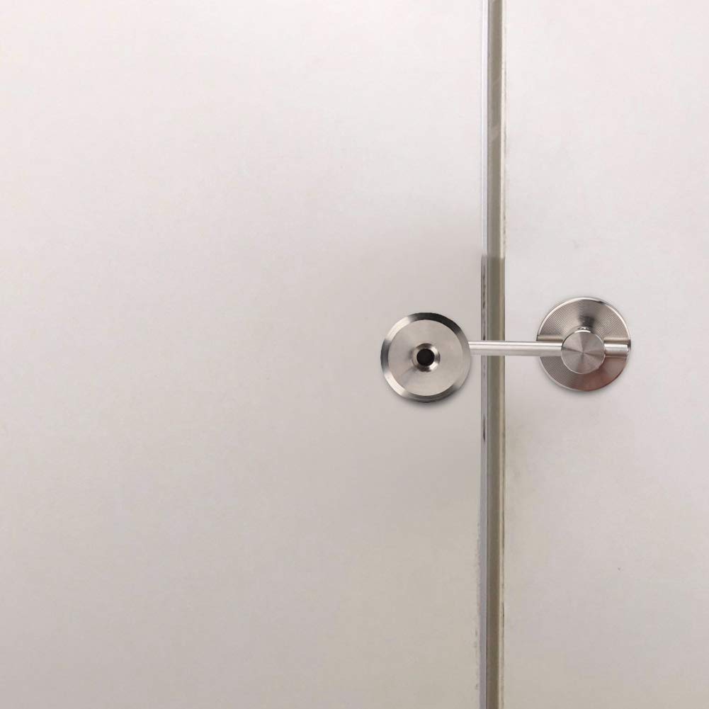 TOPINCN Blocco sportello Indicatore Vuoto Impegnato Indicatore Blocco Privacy Partizione Blocco Serratura Chiusura per WC pubblico WC Bagno