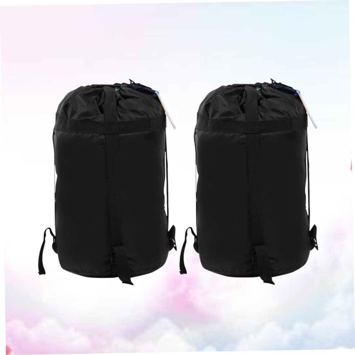 2piezas Bolsas De Compresión para Edredones y Ropa Grande Organizador Portátil para Camping y Senderismo Resistente y Práctico