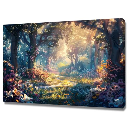 Impression sur toile forêt GFDJKHT pour créer un salon zen et chaleureux