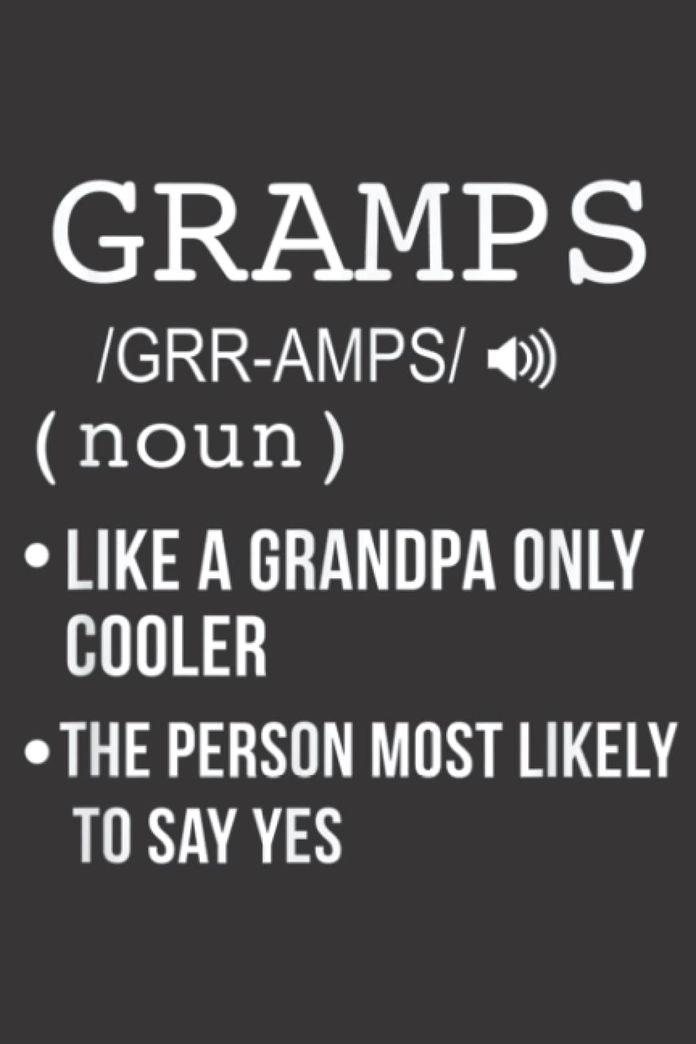 Gramps Gift from Grandkids Father s Day for Gramps: Daily Planner Notepad To Do Schedule,, Medium 6x9 Inches, 120 Pages, Printed Cover