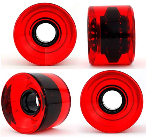 Image of VJ Skateboard Truck and Wheel, 5.0 Skateboard Trucks w /Skateboard Crusier Wheel 60mm, Skateboard Bearings, Skateboard Screws, Skateboard Riser Pads
