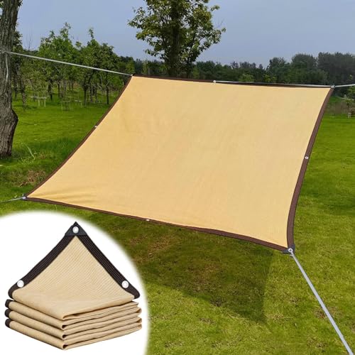 Shade Net,70% Sunblock Cloth,Uv Resistant Net Cover,Outdoor Privacy Screen Shade Mesh Cloth,Thickened Heat Insulation Net,for Patio Porch Pergola Greenhouse Garden,LxW-7x8m/23x26.2ft