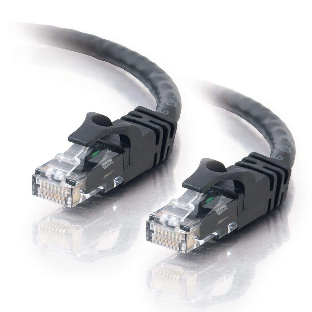C2g Black 2M Cat6 Booted Unshielded (Utp) Network Patch Cable