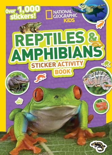 National Geographic Kids Reptiles and Amphibians Sticker...