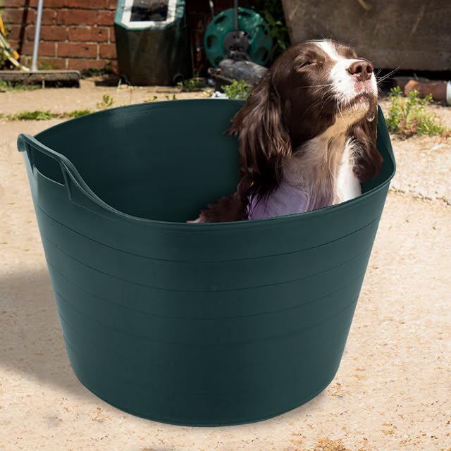 JMS We Create Smile Medium/Large/Extra Large Orange Flexi Tubs - Multipurpose Flexible Rubber