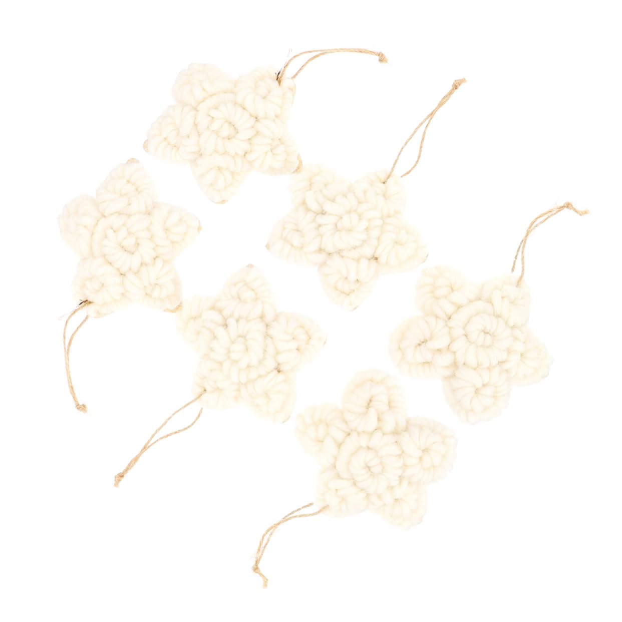 ABOOFAN 2 Set Di Ornamenti A Forma Di Stella Per Albero Di Natale in Feltro Per Ghirlanda Decorazione A Forma Di Stella Per Borse 6 Pezzi*2