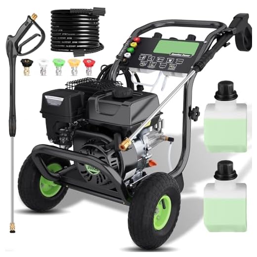 4200PSI Gas Pressure Washer with Foam Bottle