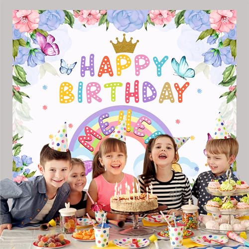 Image of Personalized Kids Birthday Banner Backdrop | Custom Name Party Decoration | 50+ Theme Birthday Background | Photo Booth & Stage Decoration for Kids